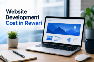 Web developer planning a website project for a Rewari business